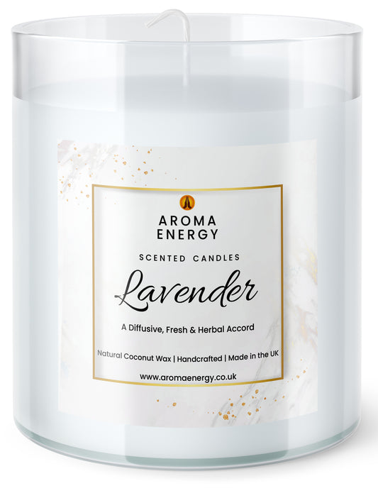 Lavender Scented Candle | Best home fragrance | Coconut Wax - Aroma Energy