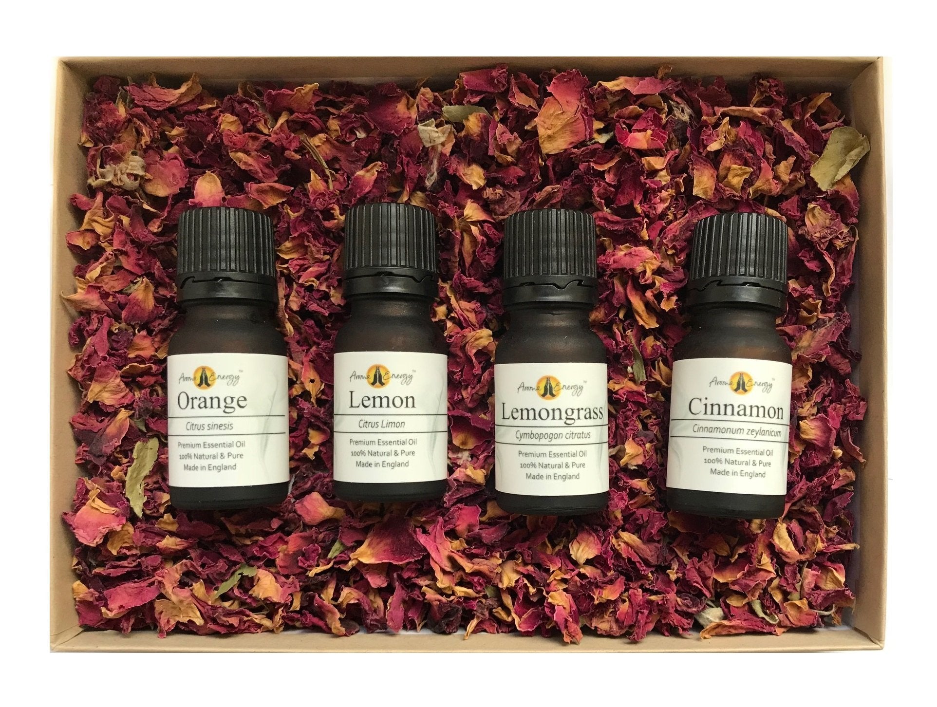 Warm & Uplifting - Essential Oil Gift Set - Aroma Energy